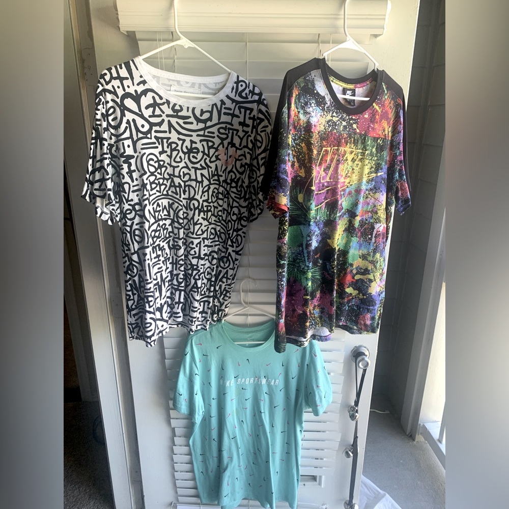 Tru Religion and 2 Nike Shirts